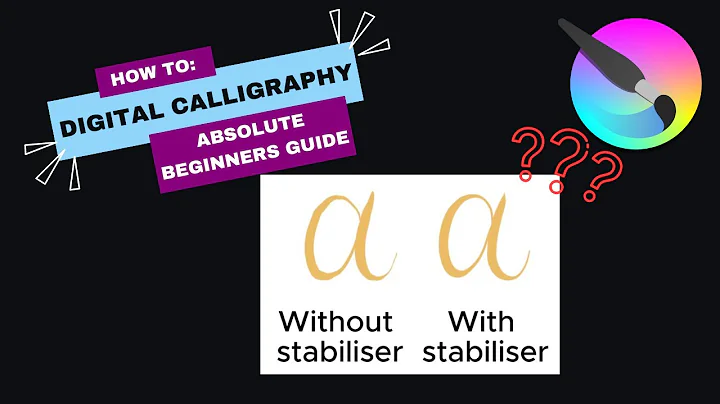 Absolute beginner's guide to digital calligraphy | calligraphy on Krita
