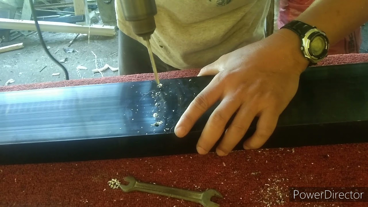 paano magkabit ng door closer over Head at maglagay Ng #pivot  #bearing sa #threshold. tutorial.