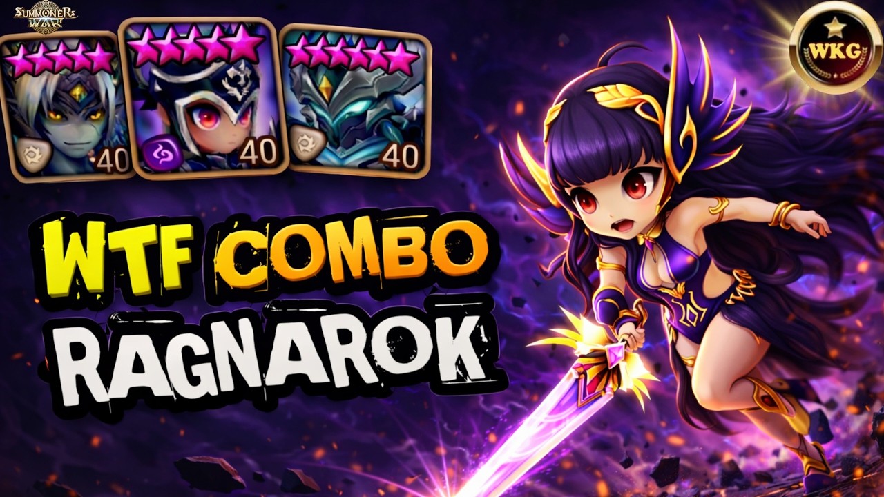 3 SEC.LUCIFER with BIG DAMAGE TRINITY IN RTA SUMMONERS WAR