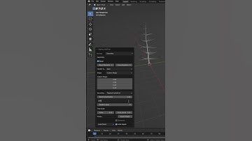 #shorts Blender Christmas tree in 1 minute #blender #blender3d #blendertutorial #christmastree
