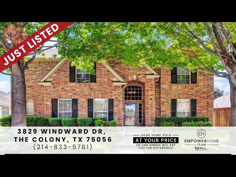 3829 Windward Drive, The Colony, TX home video tour
