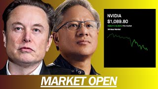 ELON MUSK RAISES $6B, NVIDIA UP ANOTHER 2%, APPLE CHINA SHIPMENTS UP | MARKET OPEN