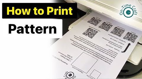 How to print PDF file #ontimecraft #pdf leathercraft pdf pattern template