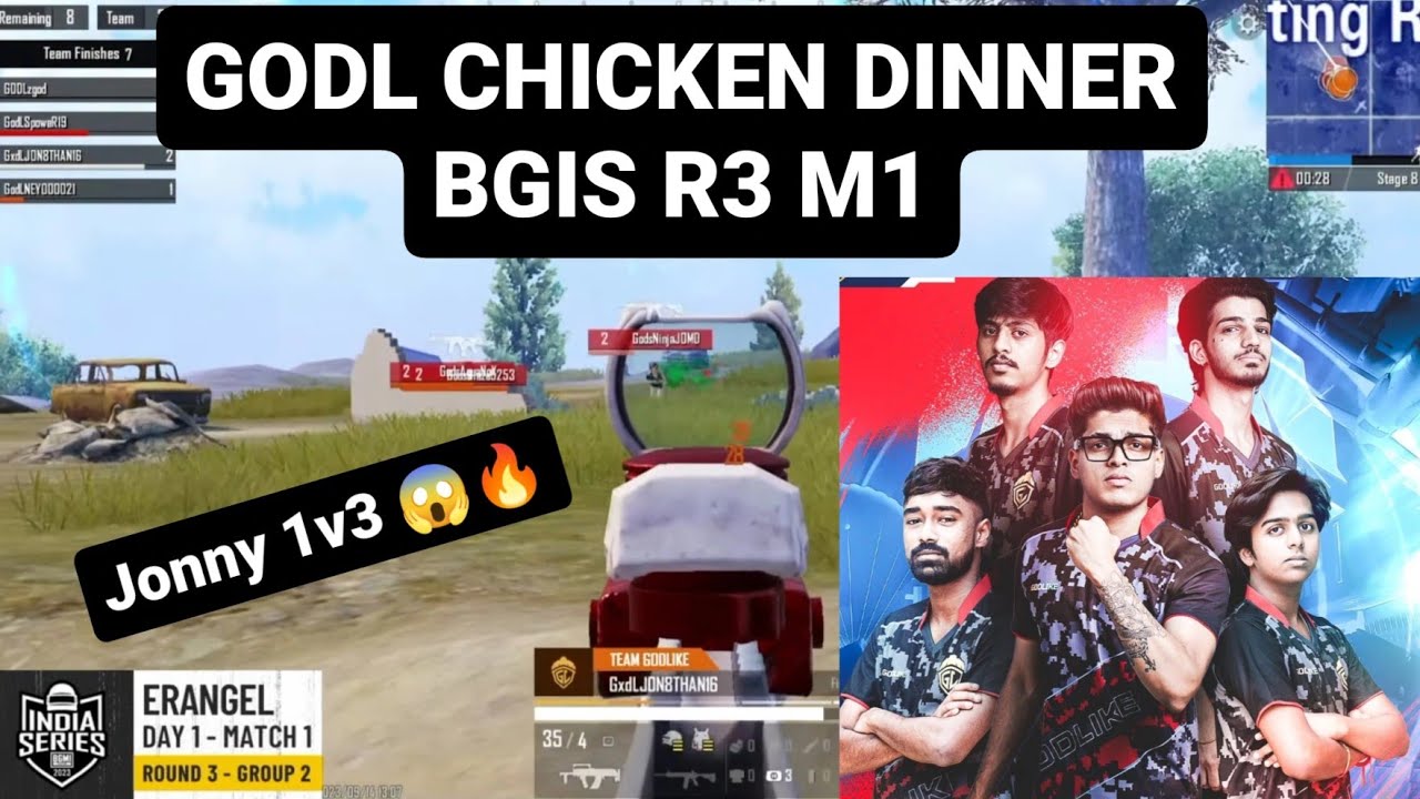 GODL ON FIRE CHICKEN DINNER 😱🔥🔥GODL vs Gods Reign Jonathan On fire 🔥🔥😈 ...