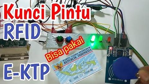 Door Lock with RFID | Kunci Pintu dengan RFID, bisa pakai E-KTP, RC-522 Module Arduino #arduino