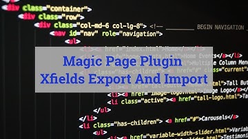 Magic Page Plugin 5.0  xFields Import And Export Functionality The Best Mass Page Builder
