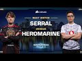 Serral vs HeRoMaRinE ZvT - Quarterfinals - WCS Fall 2019 - StarCraft II