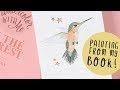 Watercolor Hummingbird Tutorial: From MY BOOK! (Easy, Beginner Painting)