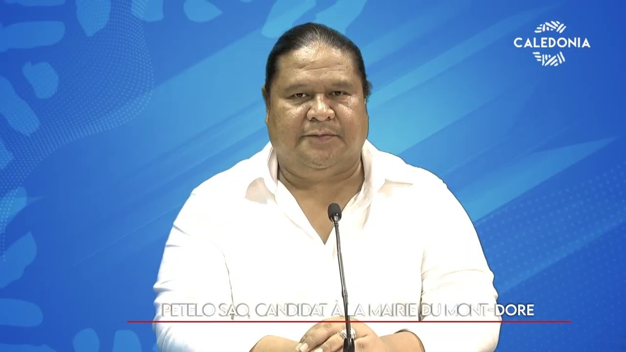 Petelo SAO, candidat à la mairie de Mont-Dore