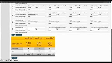 professional wordpress theme web pricing table design