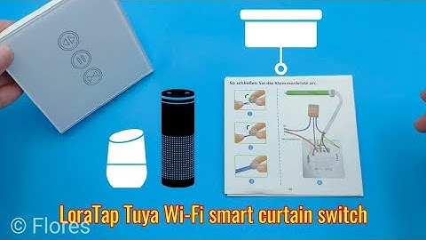 LoraTap Tuya Wi-Fi smart curtain switch/ Intelligenter Rolladenschalter von AliExpress