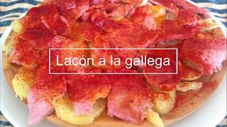 LACÓN A LA GALLEGA CON PATATAS | Recetas en el microondas