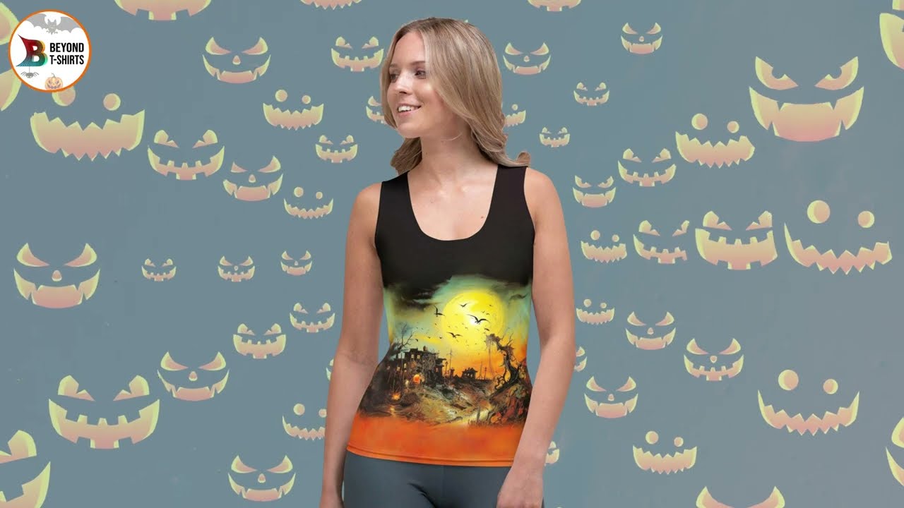 Halloween Women's Tank Top | Stay super scary with your Halloween Tank Tops 