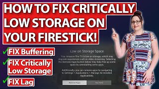 FIX FIRESTICK CRITICALLY LOW STORAGE | EASY FIXES!