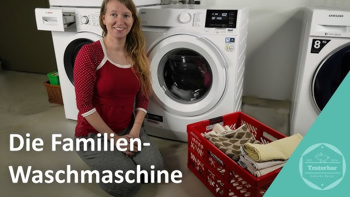 AEG Serie 8000 PowerCare Waschmaschine mit PowerClean 59 Min | Wäschepflege  - YouTube