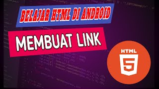 tutorial coding di android || belajar HTML DASAR DI ANDROID #8 - HTML HYPERLINK