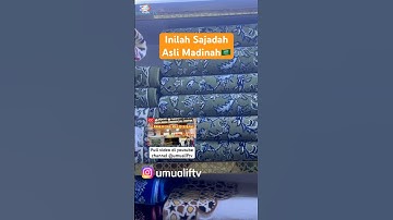 Inilah Sajadah Asli Madinah #sajadah #madinah #oleholeh #umroh #haji #ziarah #virals  #shorts #video