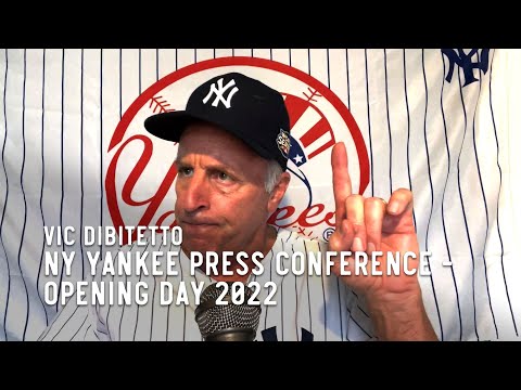 NY Yankee Press Conference — Opening Day 2022