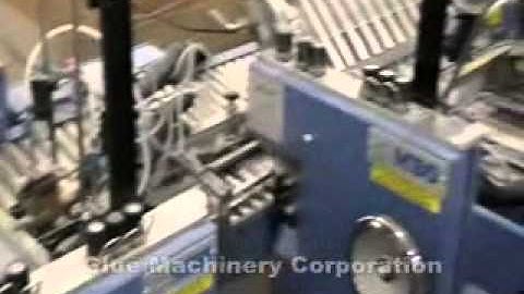 Tab Gluer on MBO Folder - 2 Stations