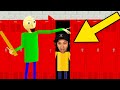 Hiding From BALDI Using 500IQ Tactics! | Baldi's Basics