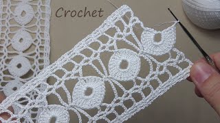ЛЕНТОЧНОЕ КРУЖЕВО вязание крючком КАЙМА мастер-класс  How to Crochet Lace Tape Ribbon