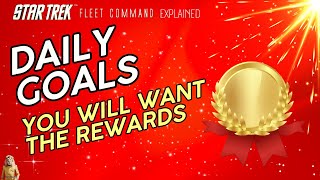 Achieve your DAILY GOALS | How to play Star Trek Fleet Command | Outside Views STFC 2023