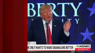 Trump definitely wants to 'terminate' Obamacare