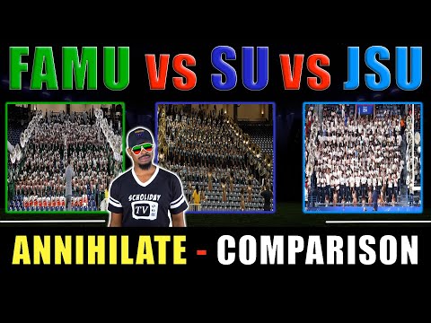 ANNIHILATE - Comparison | FAMU, JACKSON STATE, SOUTHERN | Reaction Review | Steven Holiday