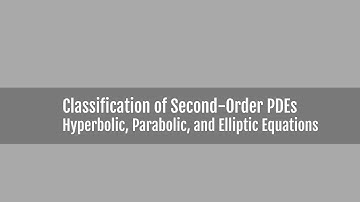 Hyperbolic, Parabolic, and Elliptic Partial Differential Equations