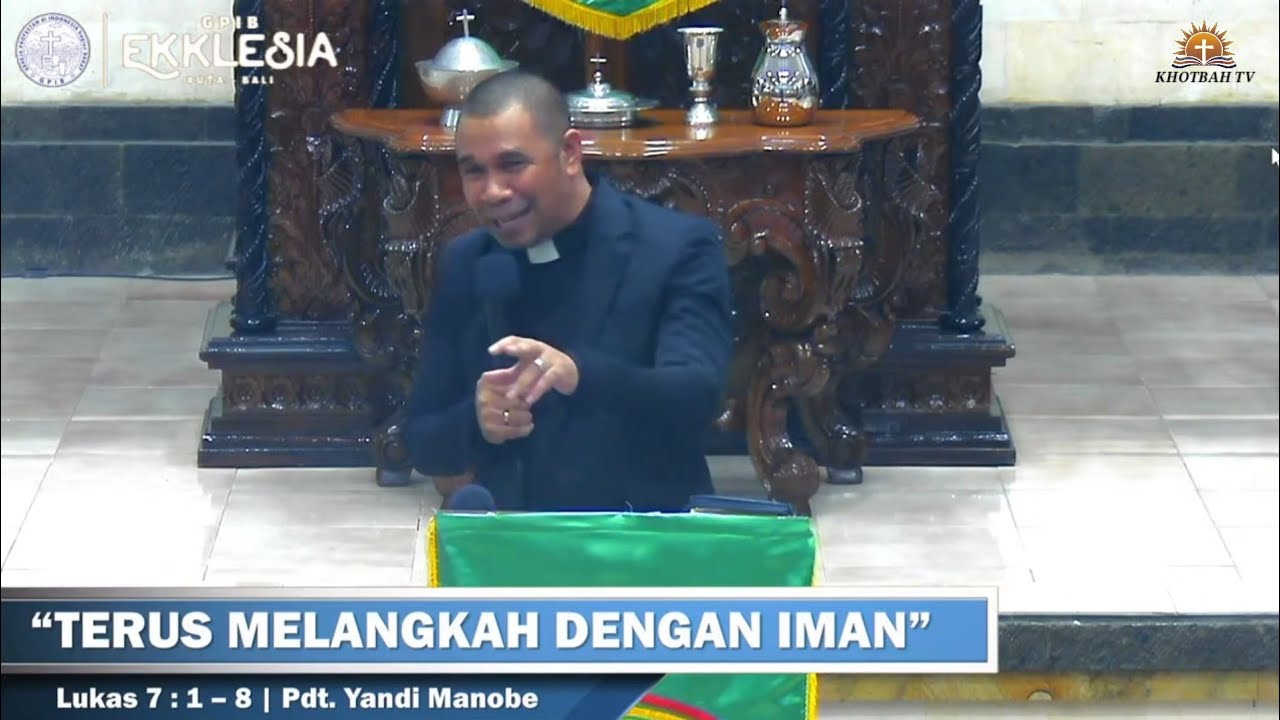 Khotbah Penyegaran Iman - Matius 15:21-28 | Pdt. Yandi Manobe, S.Th