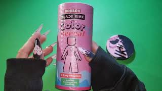 Roblox Black Pink Color Reveal|paper diy #barbiecolorreveal #paperplay #paperdiy