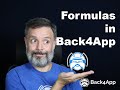 Formulas in Back4app