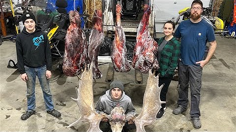 FREEZER IS FULL Processing our Alaskan Moose
