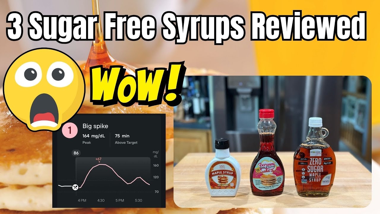 One of These Spiked My Blood Sugar! 😱 3 Keto Syrups Tested