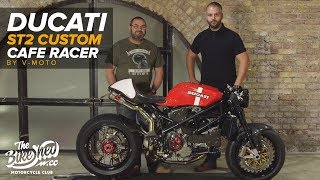 V-Moto's Ducati 996 Engined ST2 Custom Cafe Racer