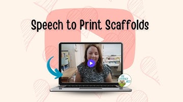 Speech to Print Scaffolds | Emily Gibbons | The Literacy Nest