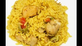 How to make Puertorican Arroz con Pollo (Rice with Chicken)