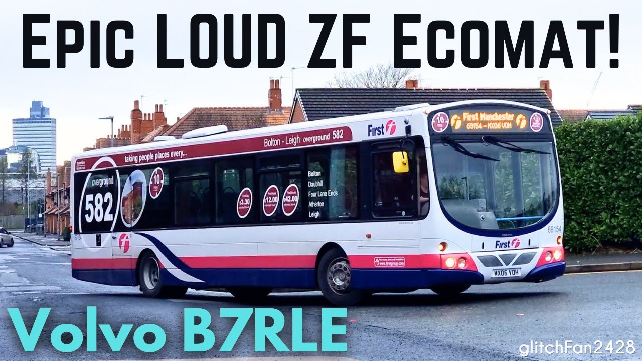 Experience the LOUD Musical ZF! Preserved First Manchester Volvo B7RLE
