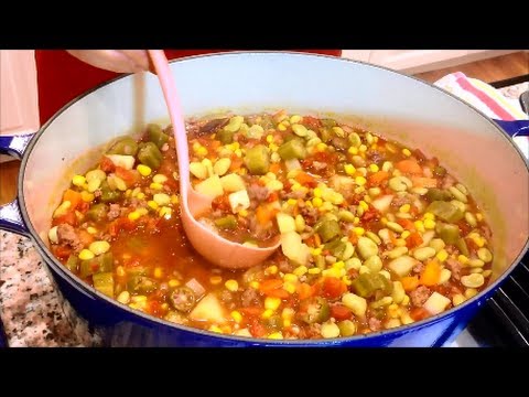 How to Make Hearty Southern Vegetable Soup