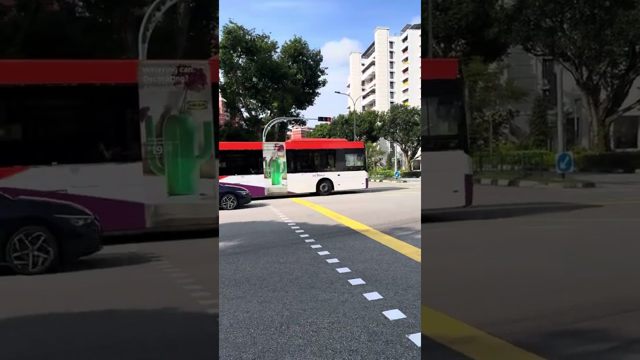 Singapore near Tampines West MRT station scenery 2