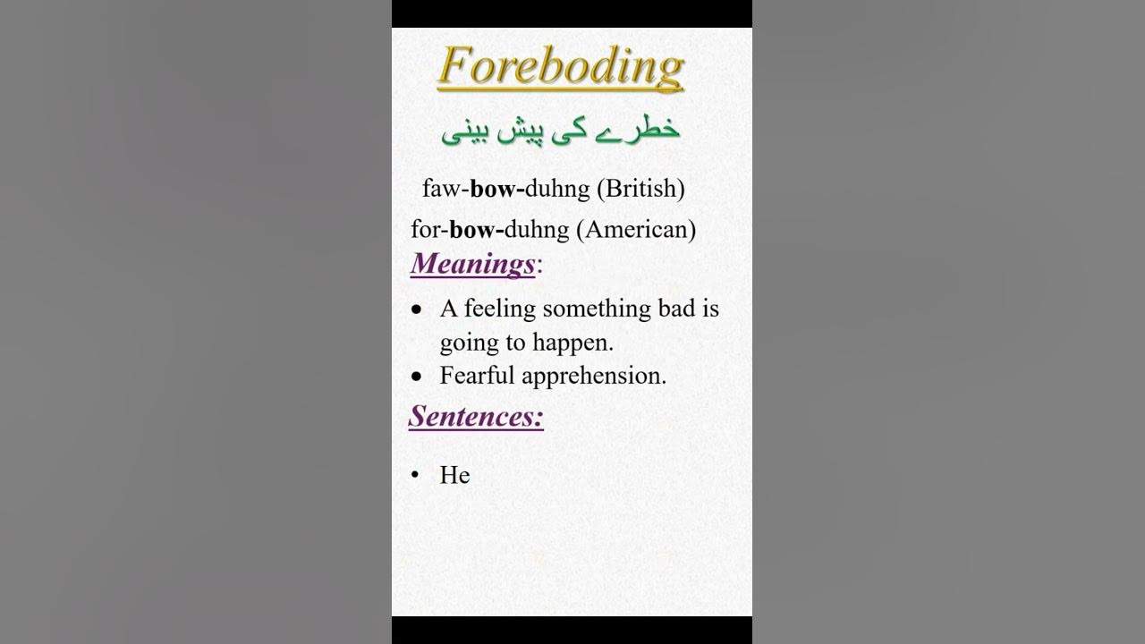 foreboding-meaning-english-difficult-words-shorts-youtube