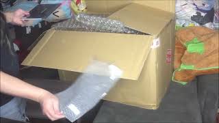 Japan import box opening #37 part 1: Standees, giant plush, rarer KONAMI PCs, fun little bits!