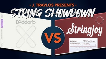 String Showdown | Stringjoy Phosphor Bronze VS D’Addario XS Phosphor Bronze Acoustic Guitar Strings.
