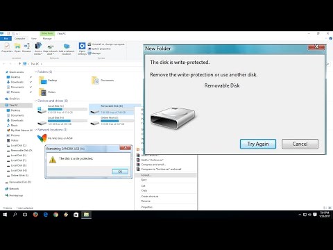 How To Fix Write Protected Error Of USB Pen Drive & SD Card (The Disk Is Write-Protected)