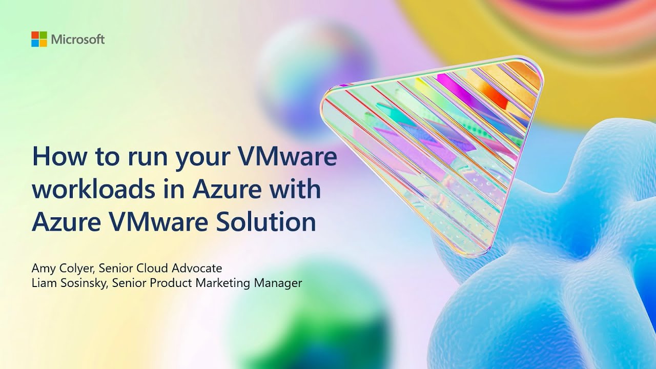 How to run your VMware workloads in Azure with Azure VMware Solution ...