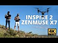 PILOTANDO A DOS MANDOS el INSPIRE 2 con la Zenmuse X7 a 4K