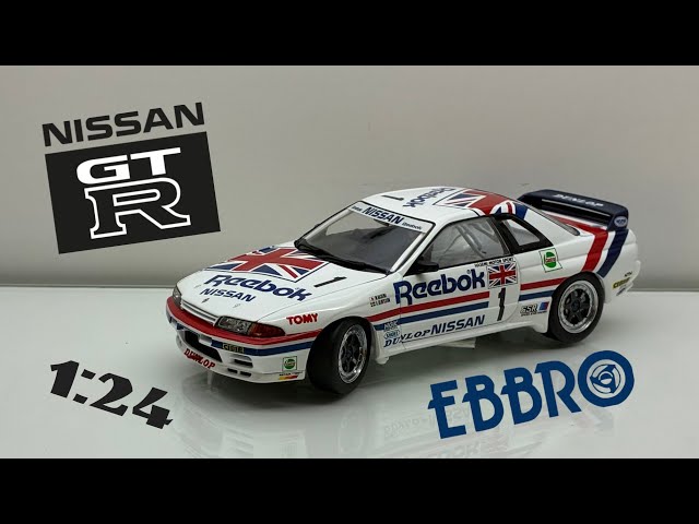 Nissan Skyline GT-R (R32) 1:24 Review by Ebbro | Tomytec - YouTube