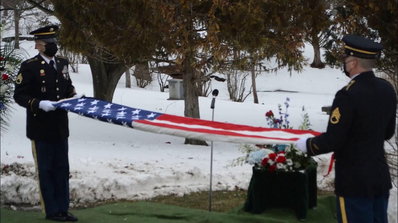 Thomas Pattavina Graveside Service W/ Military Honors, Cedar Hill Cemetery, Hartford , CT (02.05