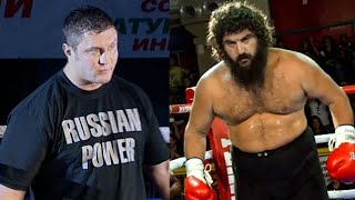 A huge thug nicknamed Crocodile versus the Russian Hammer! Knockout in a heavyweight fight!