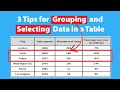 3 tips for grouping and selecting data in an ielts writing task 1 table